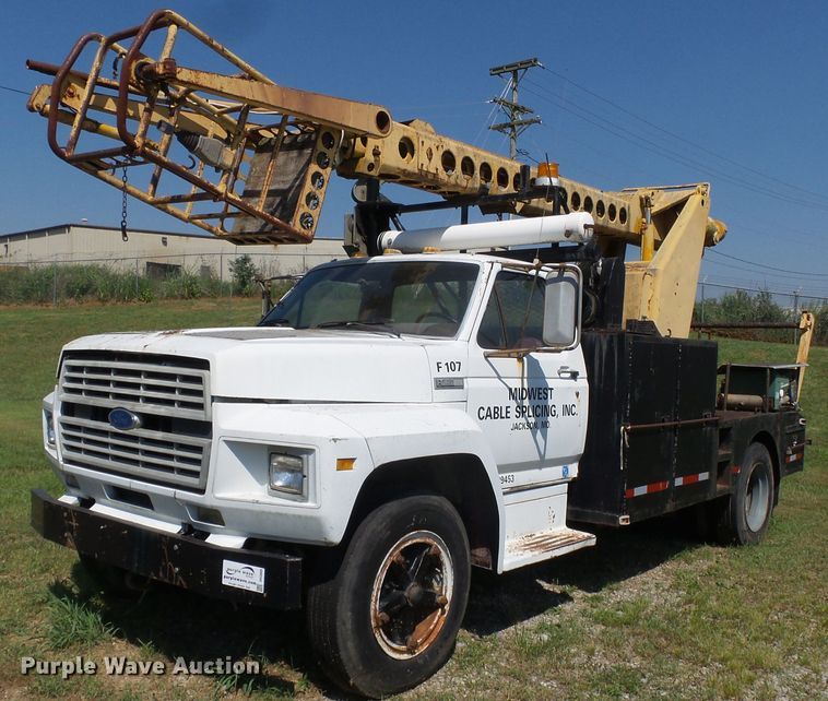 1980 Ford F600 Bucket Truck In Jackson Mo Item Dh3869 Sold Purple Wave