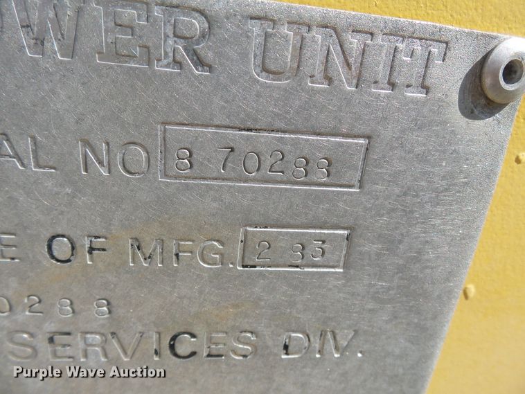 image for item DH3873 1983 Sepco MPU8A  generator