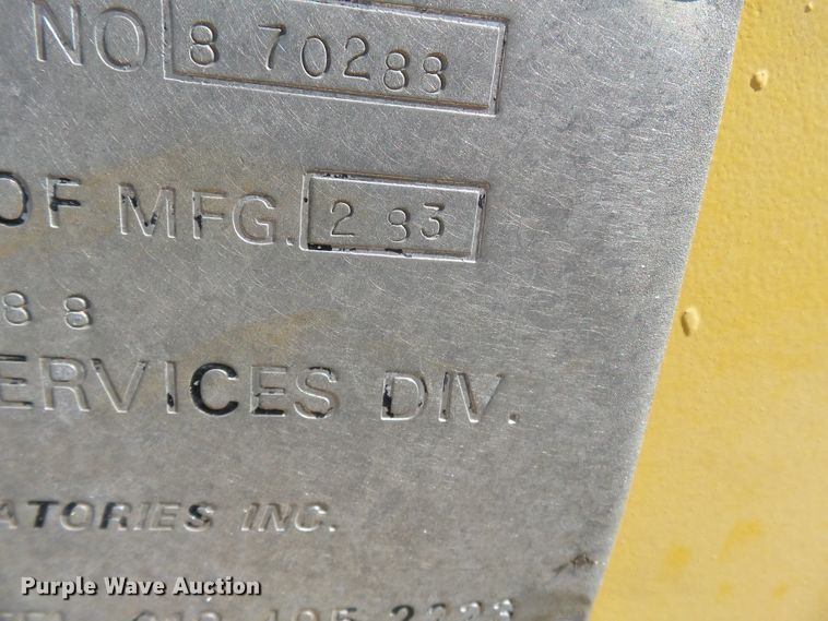 image for item DH3873 1983 Sepco MPU8A  generator