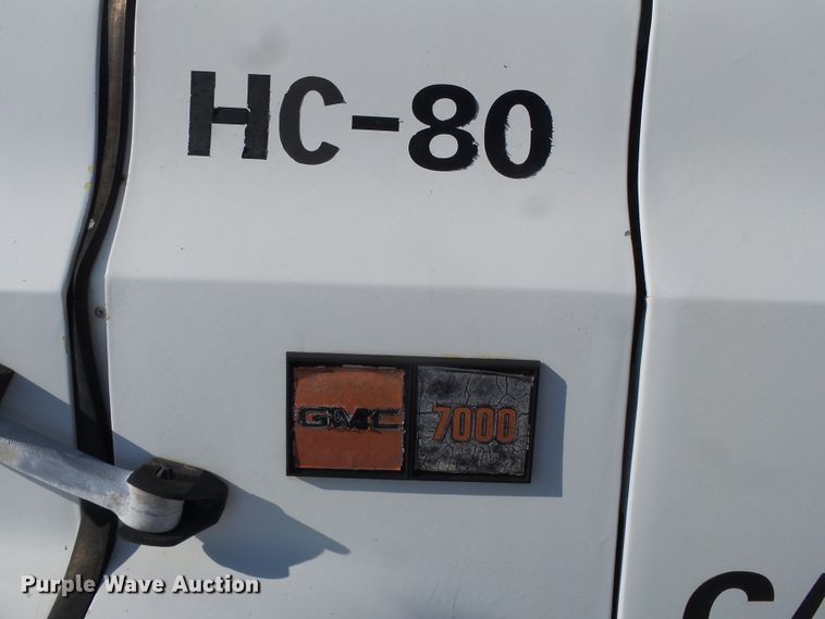 image for item DH3881 1987 GMC C7000  digger derrick truck