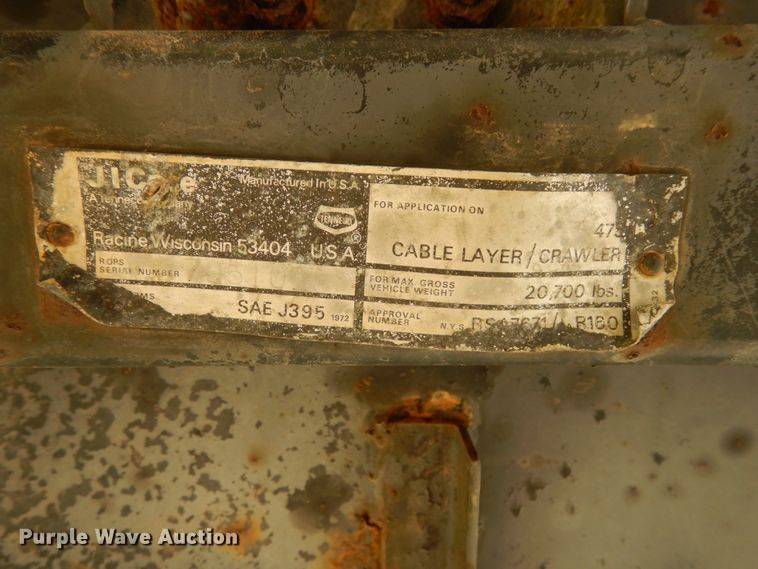 image for item DH6555 1978 Case 475  cable plow