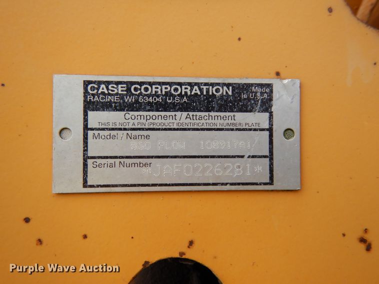 image for item DH6555 1978 Case 475  cable plow