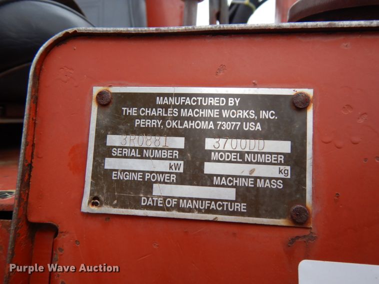 image for item DH6558 1998 Ditch Witch 3700DD  trencher