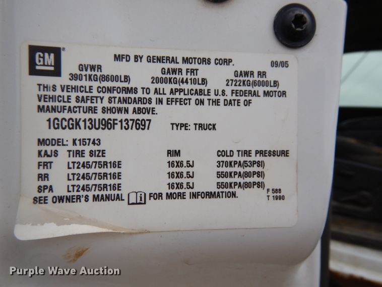 image for item DH6560 2006 Chevrolet Silverado 1500HD  Crew Cab pickup truck