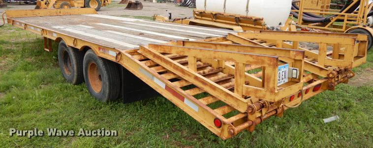 image for item DH6563 1997 Holden Industries HCZ18KT equipment trailer