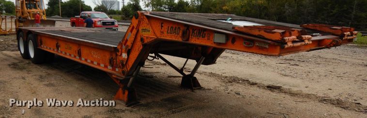 image for item DH6589 1982 Load King 252LFP low boy equipment trailer