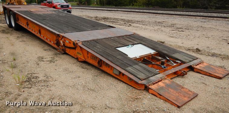 image for item DH6589 1982 Load King 252LFP low boy equipment trailer