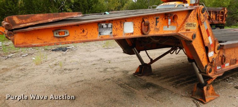 image for item DH6589 1982 Load King 252LFP low boy equipment trailer