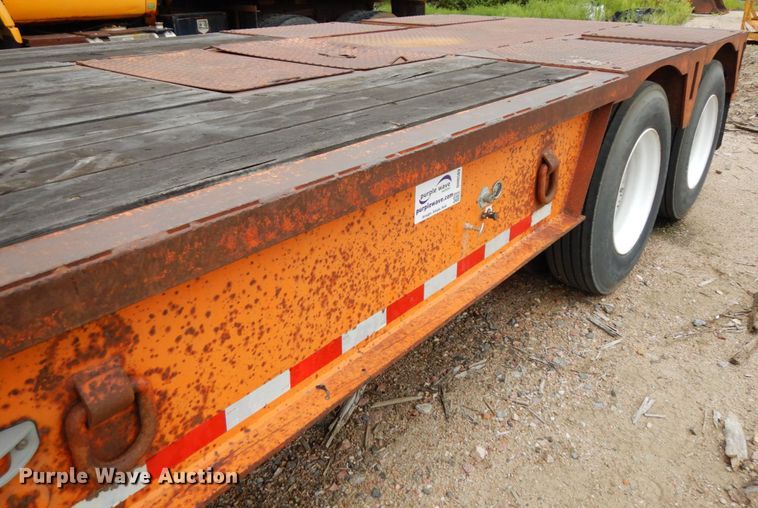 image for item DH6589 1982 Load King 252LFP low boy equipment trailer