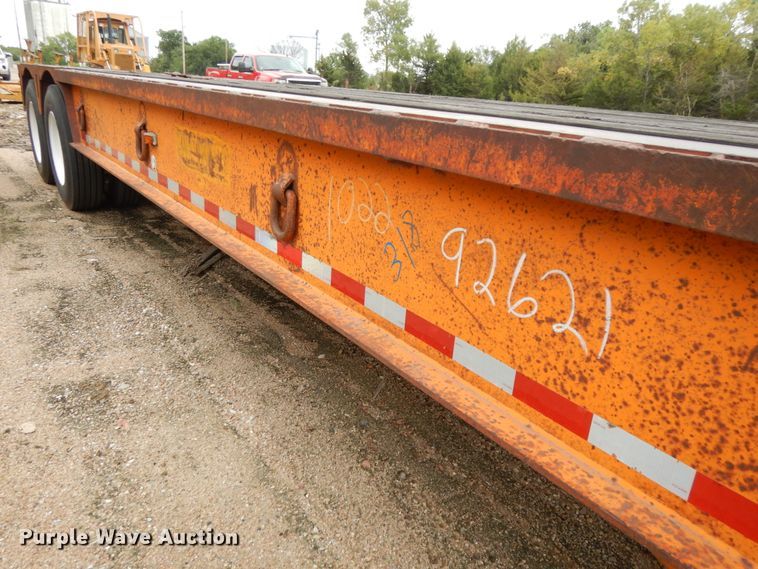 image for item DH6589 1982 Load King 252LFP low boy equipment trailer