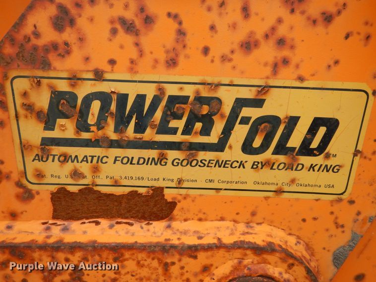 image for item DH6589 1982 Load King 252LFP low boy equipment trailer