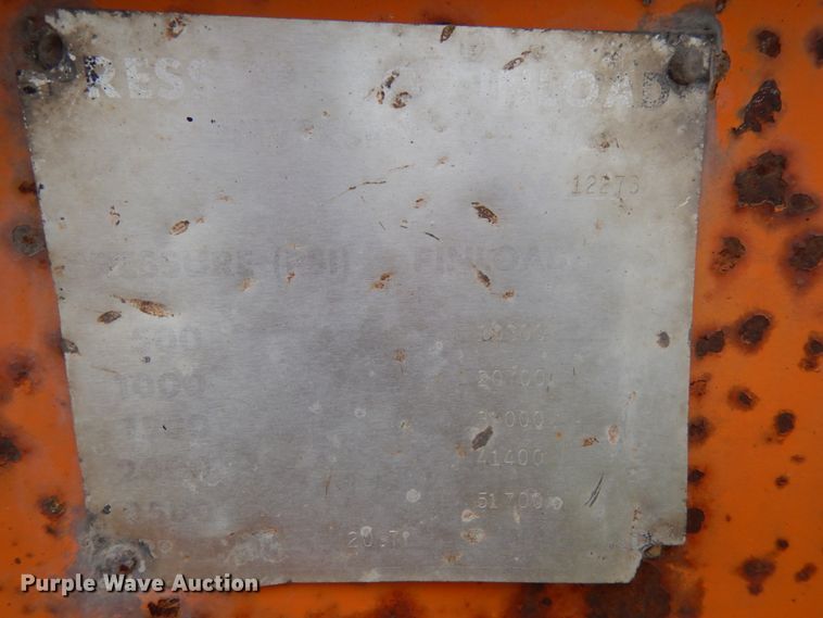 image for item DH6589 1982 Load King 252LFP low boy equipment trailer