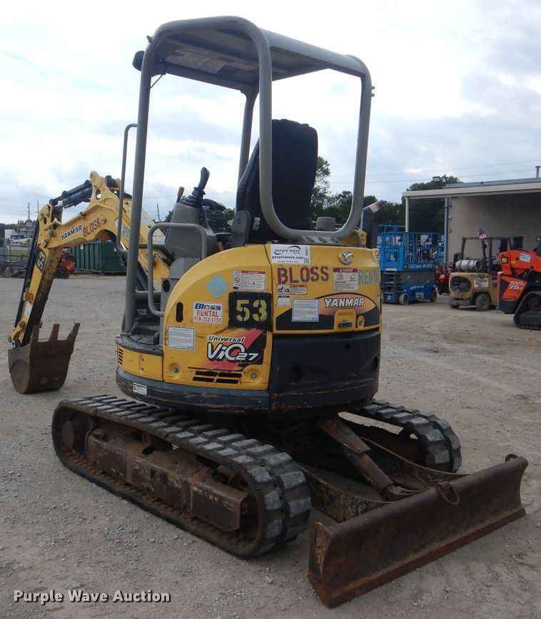 image for item DI0371 Yanmar Vi027-5B  mini excavator