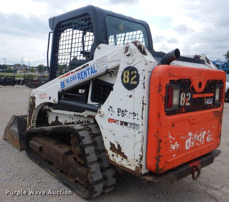 image for item DI0372 2015 Bobcat T450  tracked skid steer loader