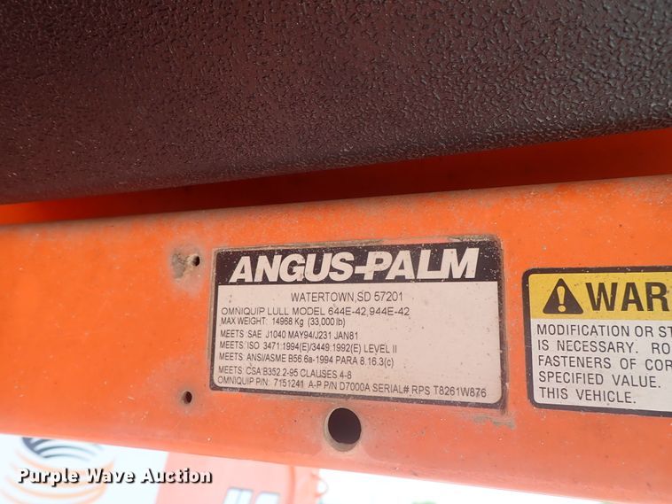 image for item DI4602 Lull 944E-42  telehandler