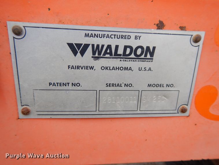 image for item DI7503 Waldon Sweepmaster 250  sweeper