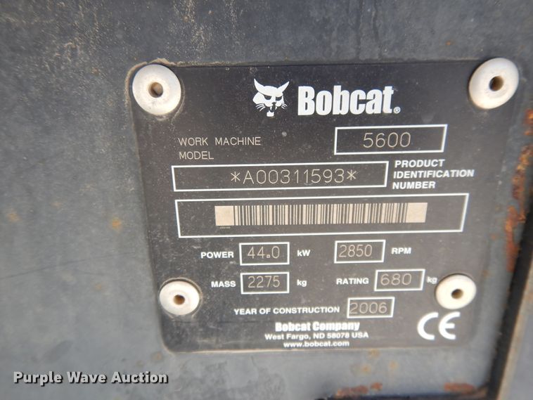 image for item DI7554 2006 Bobcat Toolcat 5600  utility vehicle