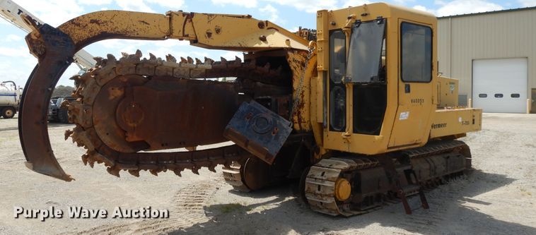 image for item DJ3489 1995 Vermeer T755  trencher
