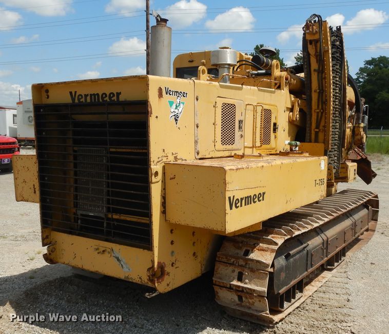 image for item DJ3489 1995 Vermeer T755  trencher