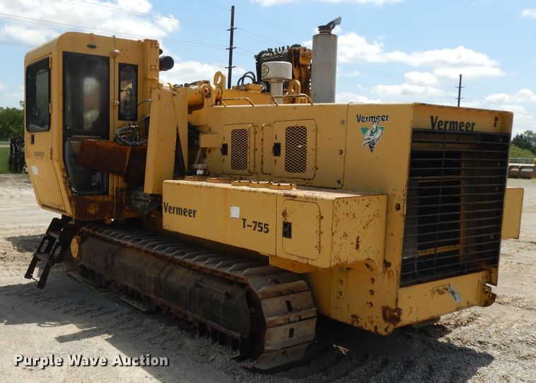 image for item DJ3489 1995 Vermeer T755  trencher