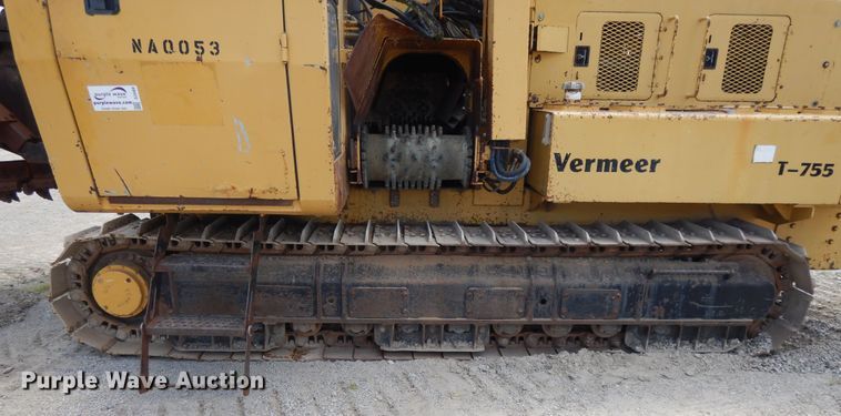 image for item DJ3489 1995 Vermeer T755  trencher