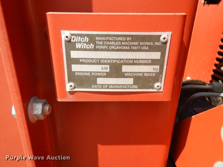 image for item DJ3491 2006 Ditch Witch JT921  directional boring unit