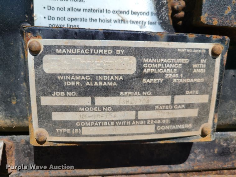 image for item EL9978 2007 Mack CTP  hooklift truck