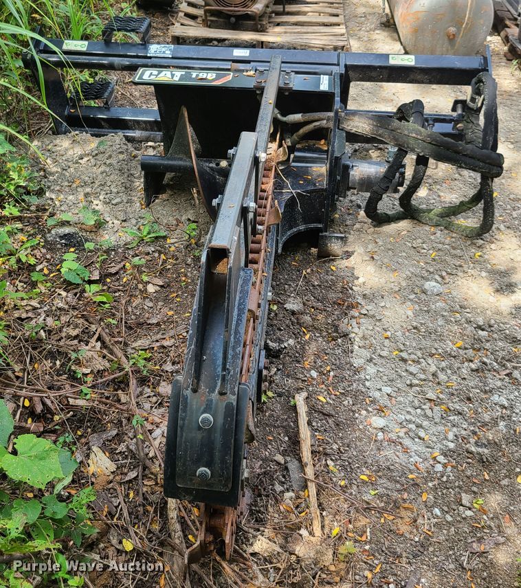 image for item EZ9153 Caterpillar T9B skid steer trencher