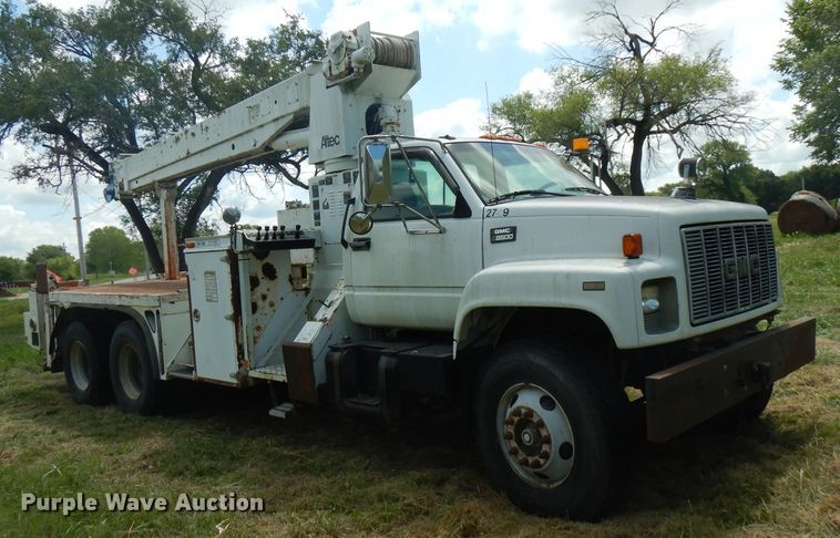 image for item FN9292 1997 GMC C8500  crane truck