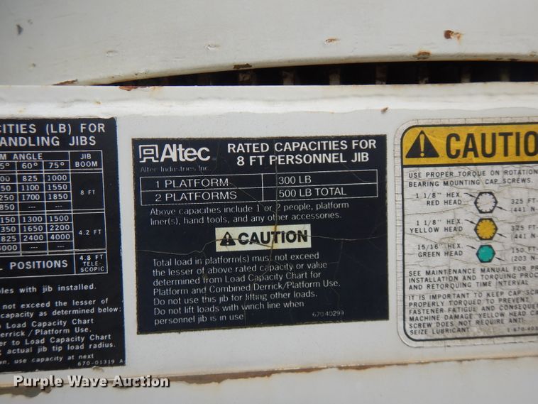 image for item FN9292 1997 GMC C8500  crane truck