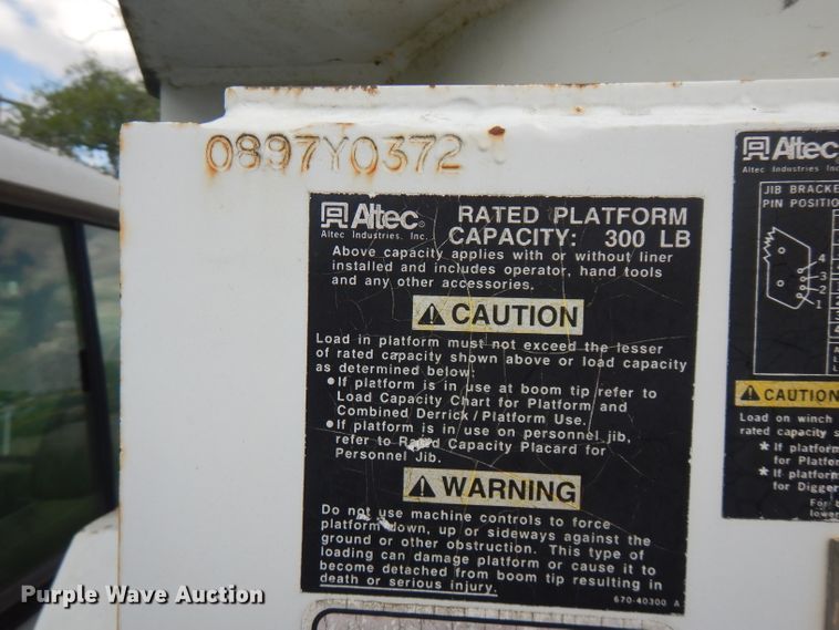 image for item FN9292 1997 GMC C8500  crane truck