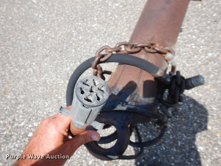 image for item FN9362 1996 shop built end dump pup trailer