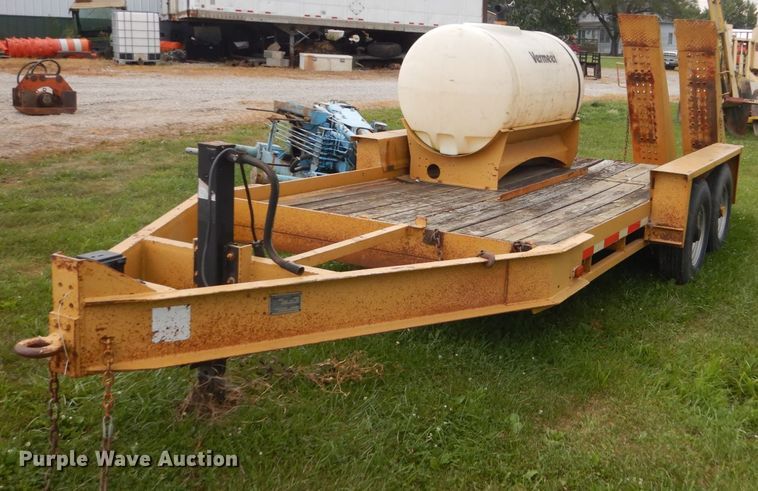 image for item FT9059 1996 Belshe equipment trailer