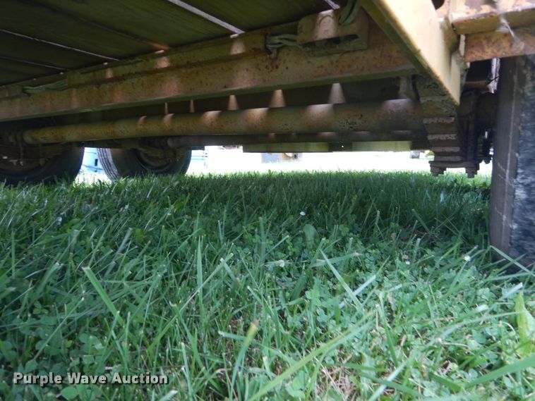 image for item FT9059 1996 Belshe equipment trailer