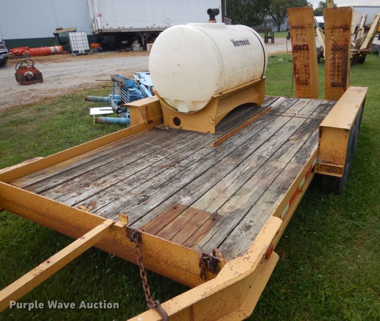 image for item FT9059 1996 Belshe equipment trailer