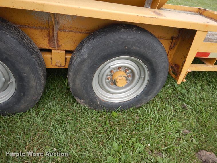 image for item FT9059 1996 Belshe equipment trailer