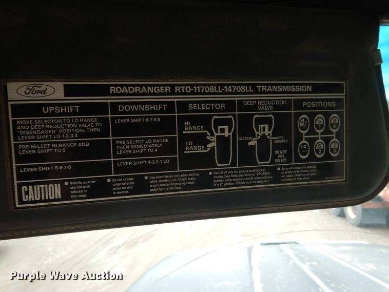 image for item FT9107 1994 Ford L8000  dump truck