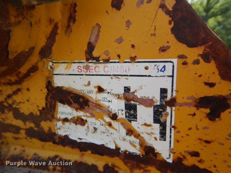 image for item FY9137 54"W excavator screening bucket