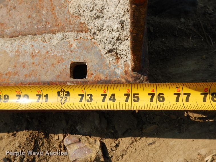 image for item HJ9536 Paladin 76"W skid steer bucket