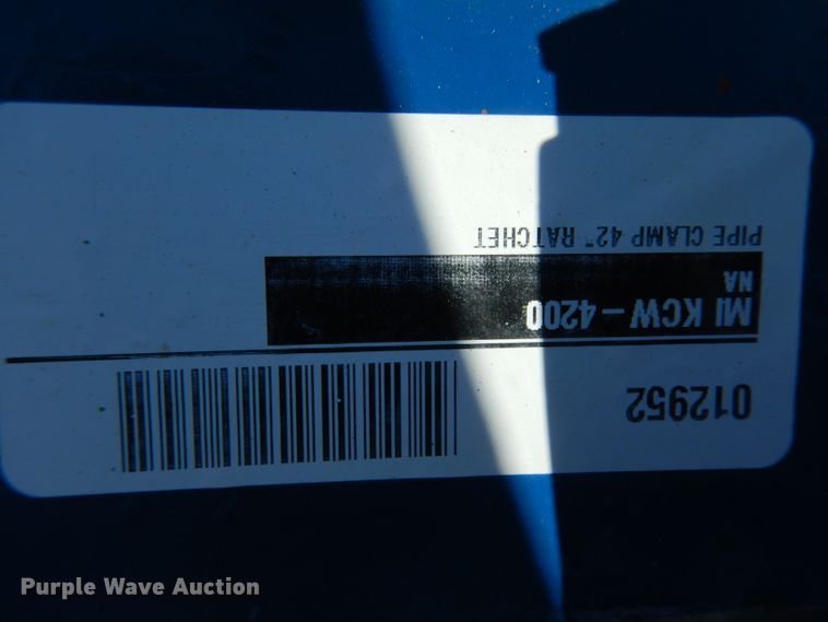 image for item HR9555 (5) ratcheting pipe clamps