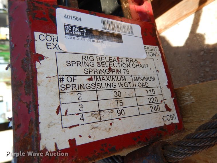 image for item HR9557 (4) Olsen chain releases