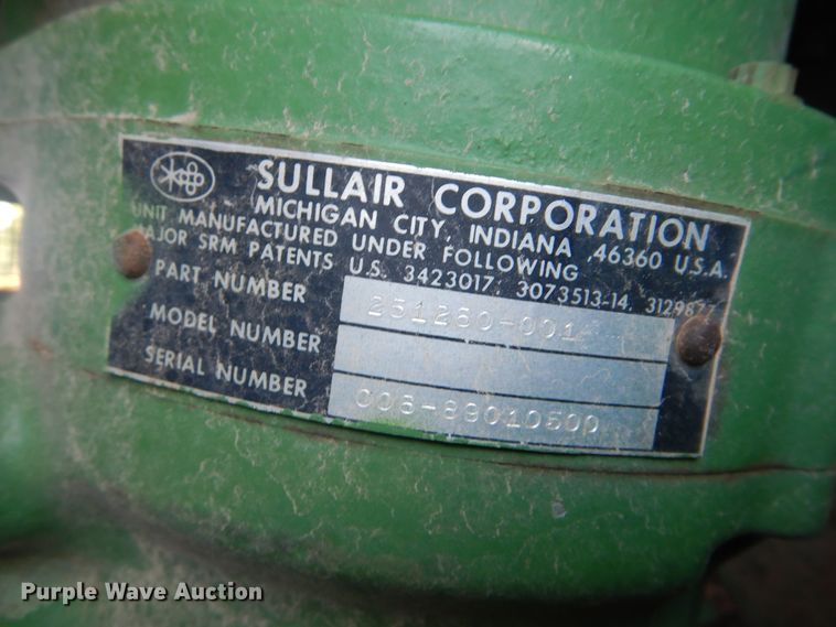 image for item HY9277 Sullair 185DPQ  air compressor