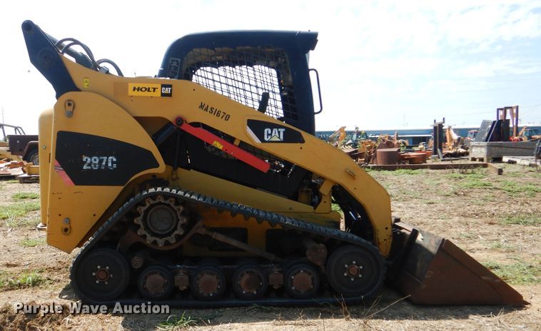 image for item HY9302 2008 Caterpillar 287C  tracked skid steer loader