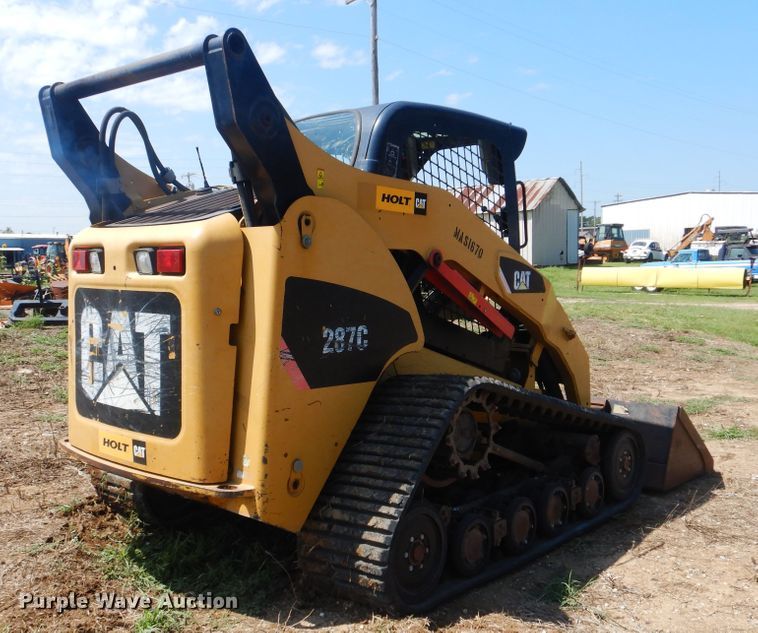 image for item HY9302 2008 Caterpillar 287C  tracked skid steer loader