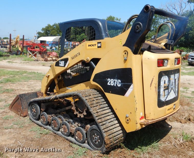 image for item HY9302 2008 Caterpillar 287C  tracked skid steer loader
