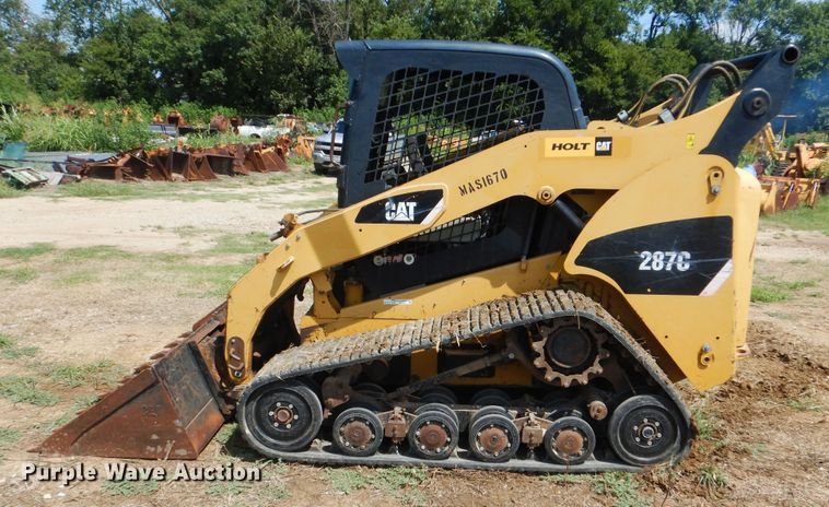 image for item HY9302 2008 Caterpillar 287C  tracked skid steer loader