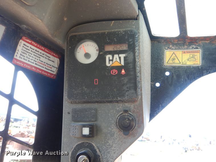 image for item HY9302 2008 Caterpillar 287C  tracked skid steer loader