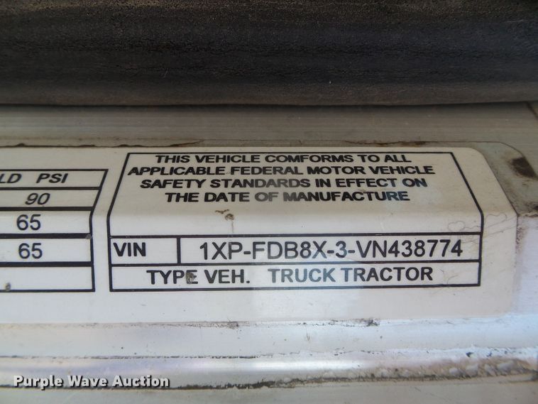 image for item DD0301 1997 Peterbilt 378  manure spreader truck