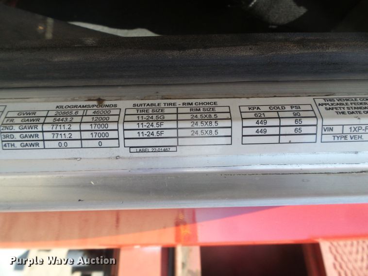 image for item DD0301 1997 Peterbilt 378  manure spreader truck