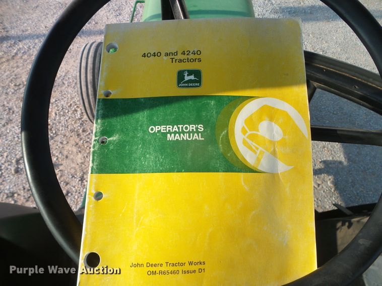 image for item DD0318 1979 John Deere 4040  tractor